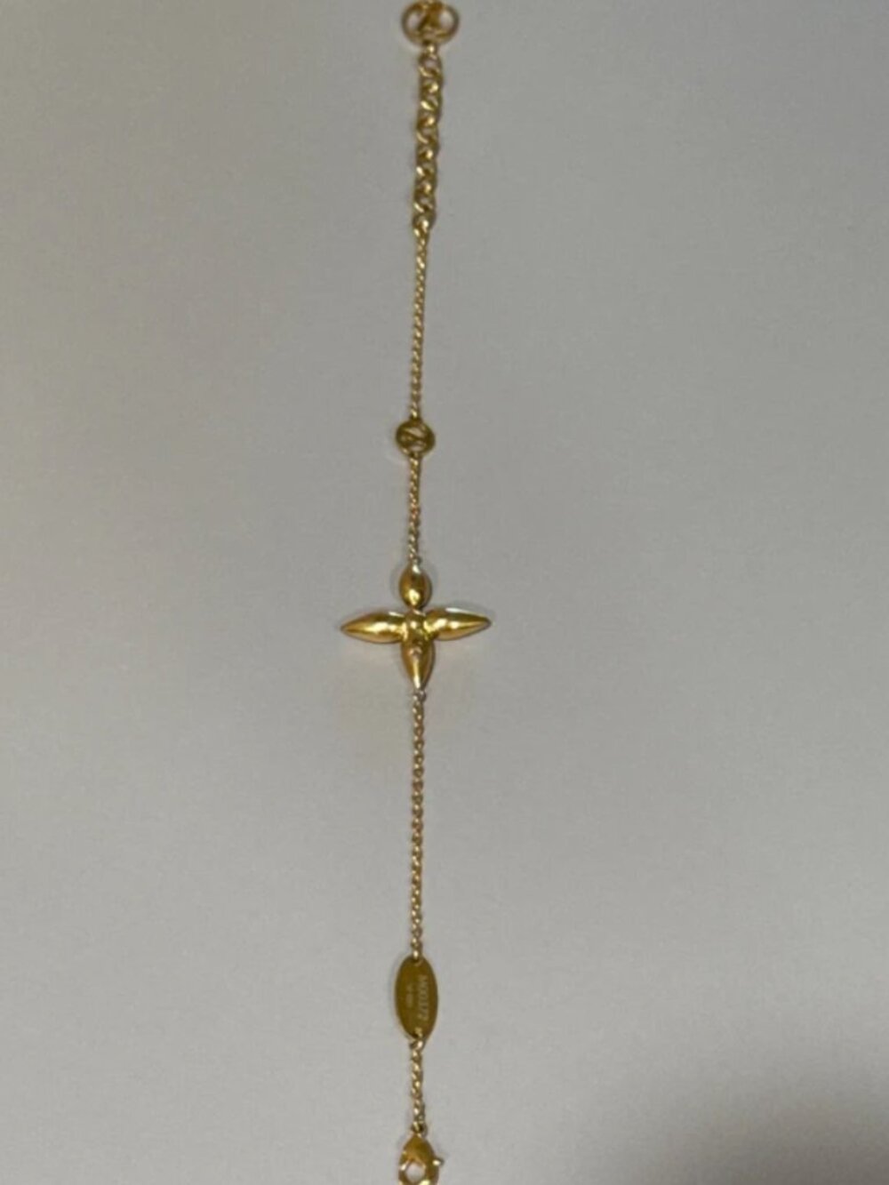 💛 Authentic Louis Vuitton Louisette Gold Charm Bracelet 💛 - Picture 3 of 15